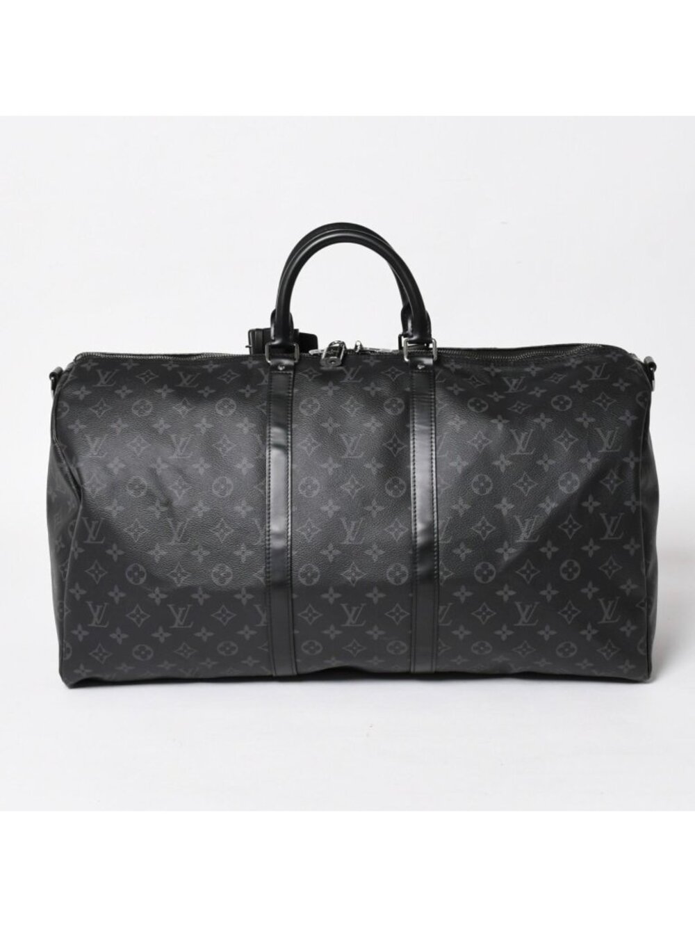 Louis Vuitton Boston Bag Keepall Bandouliere 55 Monogram Eclipse